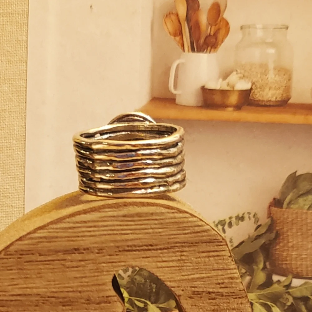Silpada Sterling Silver & Green Quartz Ring - Picture 2 of 5